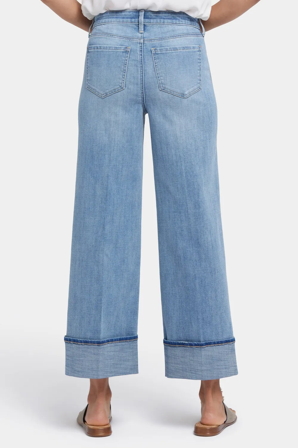 NYDJ Teresa Wide Leg Jeans Madison River blau