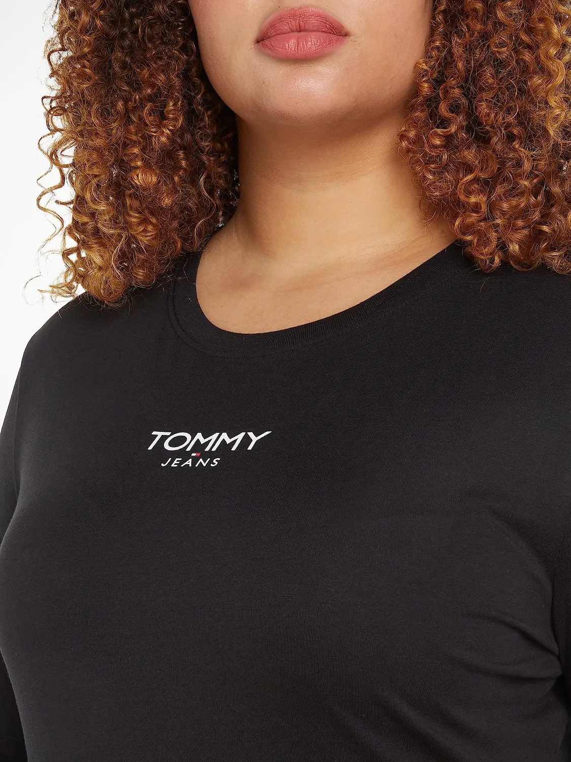 Tommy Jeans TJW Essential Langarmshirt 3XL Logo