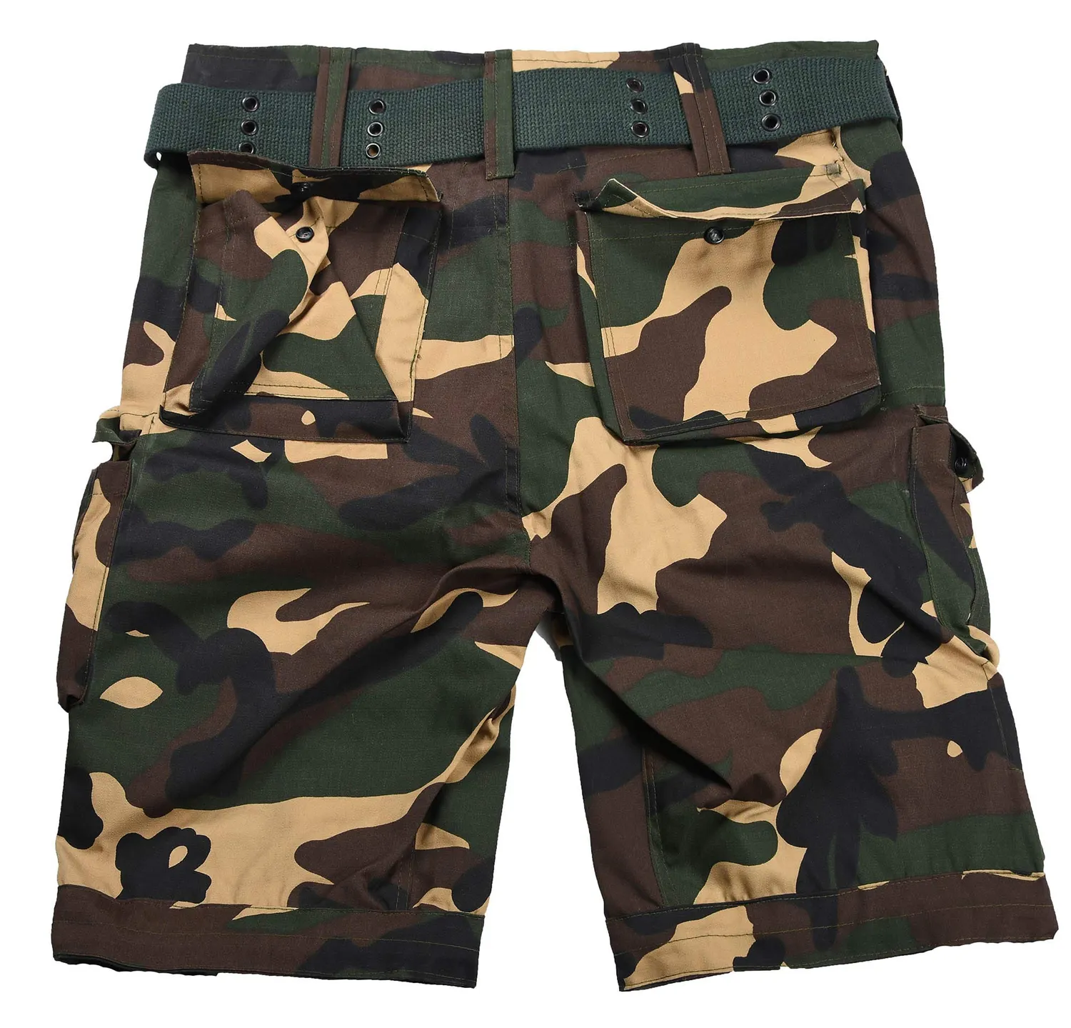 Alessandro Salvarini AS-079 Cargoshorts Camouflage mit Gürtel