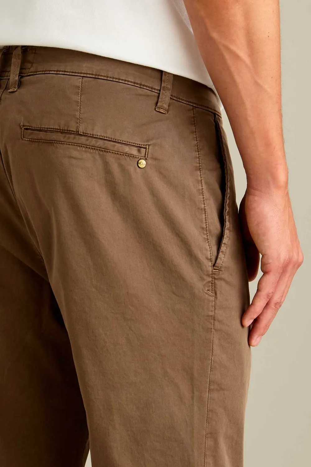 Jeckerson Jack Chino Herren hellbraun Slim Fit