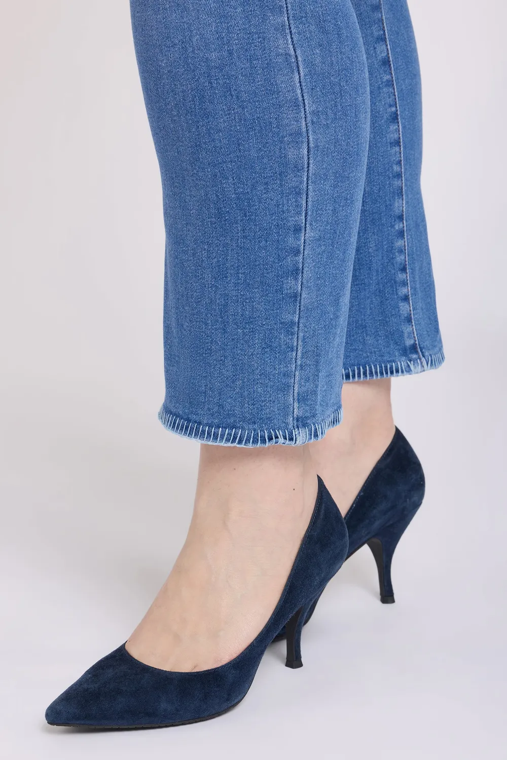 NYDJ Marilyn Straight Ankle Jeans Blue Paradise Plus