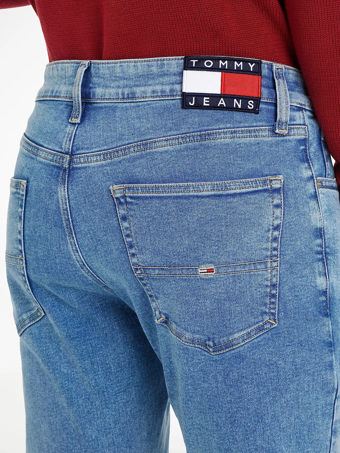 Tommy Jeans Herren Jeanshose 34W/32L Denim Regular Stretch