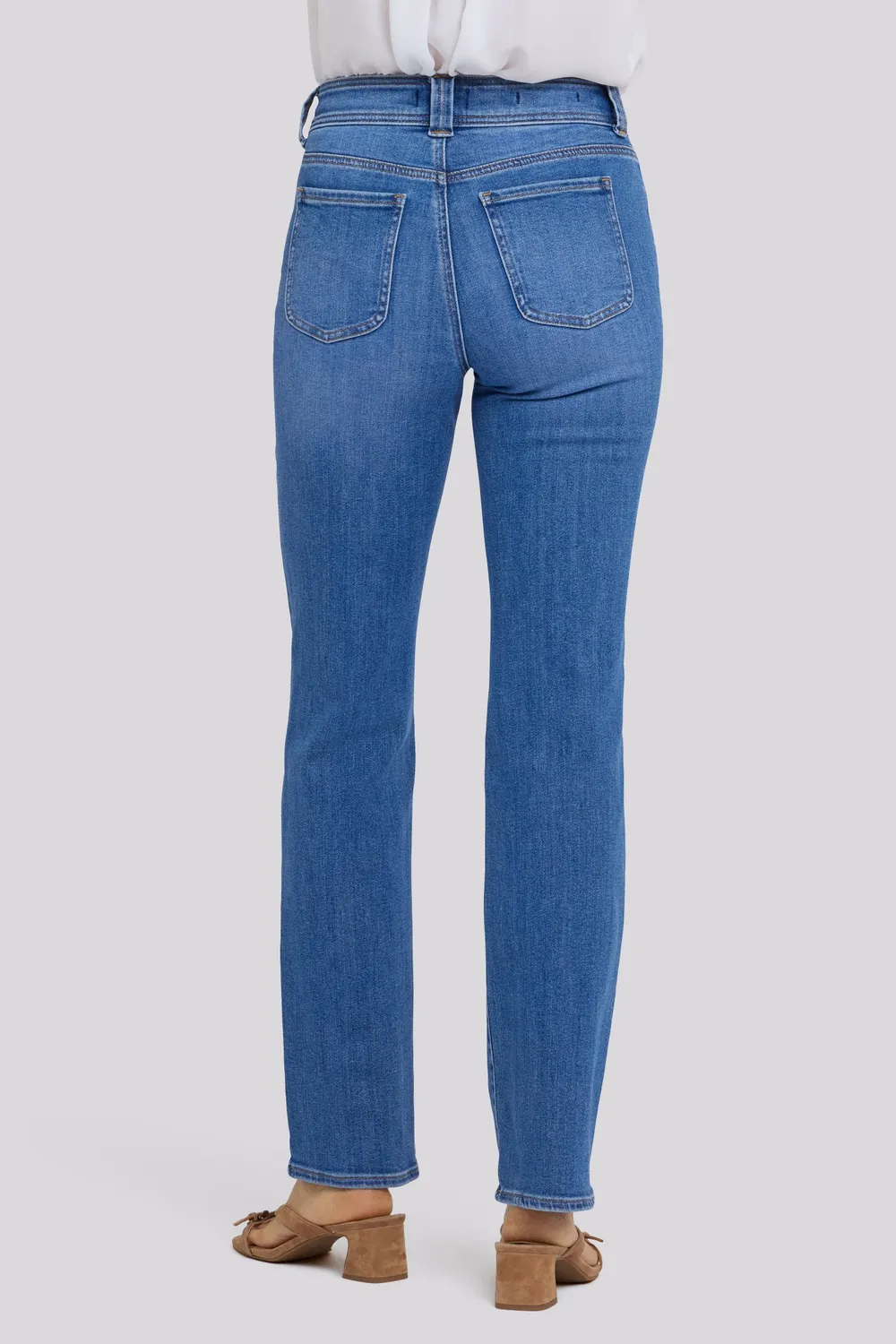 NYDJ Marilyn Straight Jeans Blue Paradise Denim