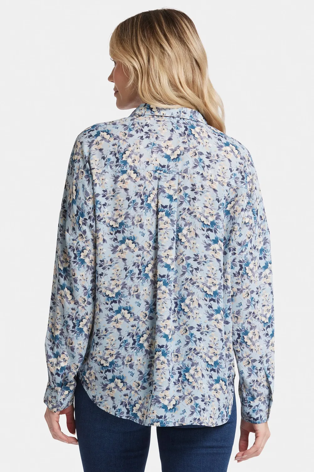 NYDJ Becky Blouse Bluse Alpine Valley aus Georgette