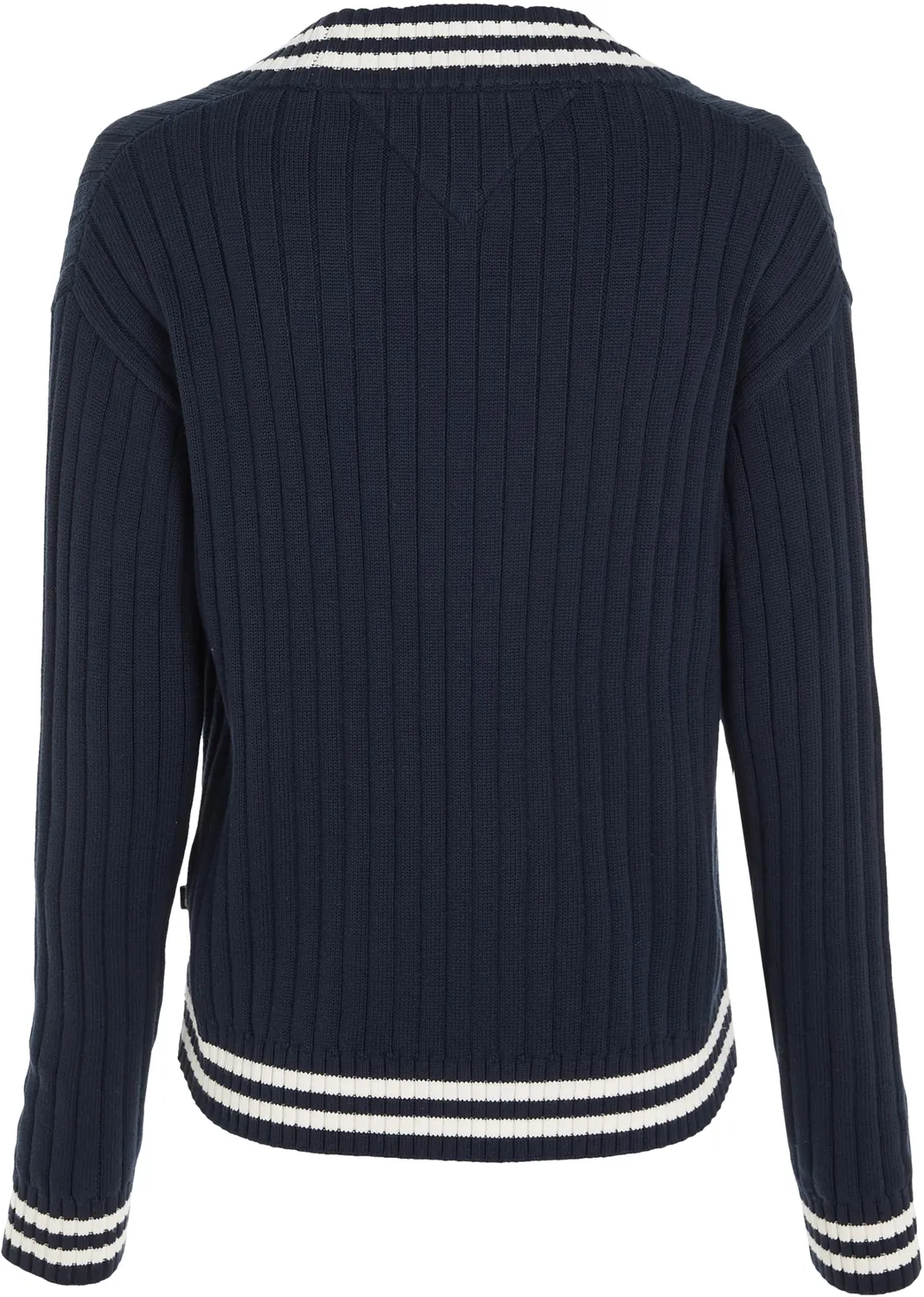 Tommy Jeans V-Ausschnitt Pullover Damen Strick