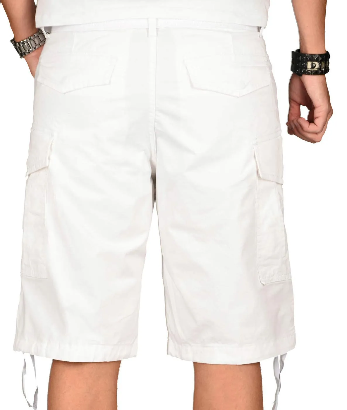 Alessandro Salvarini AS-133 Cargo Shorts Herren Sommer leicht