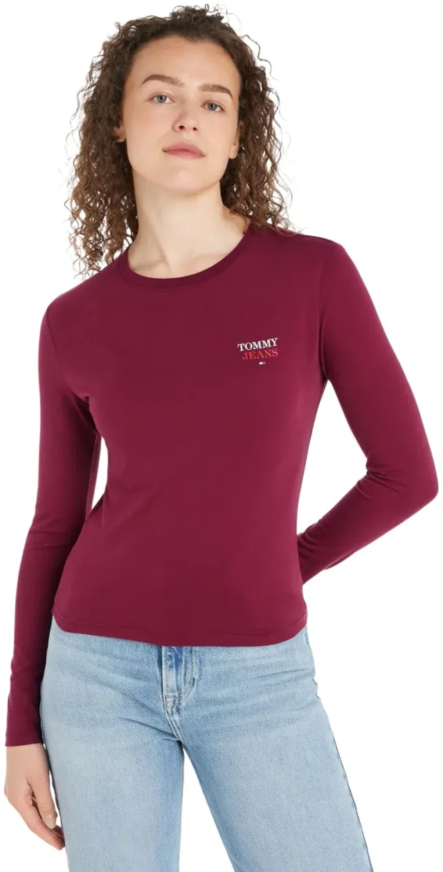 Tommy Jeans Essential Slim Fit Langarmshirt Damen M Langarm