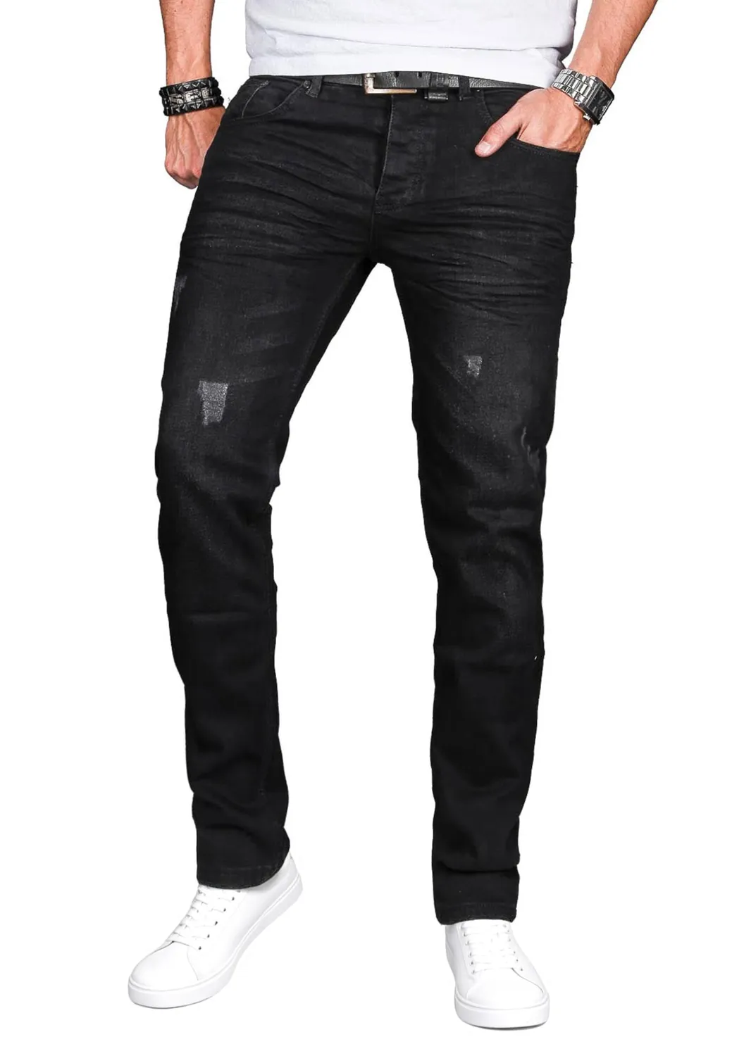 Alessandro Salvarini Slim Fit Jeans 38W 36L Stretch