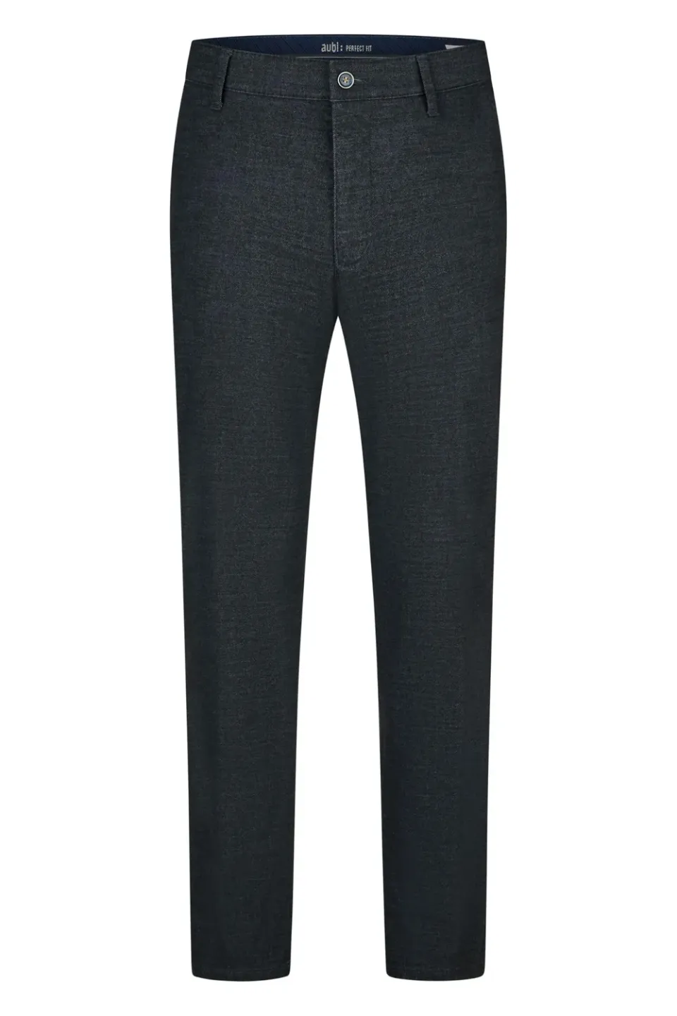 AUBI 526 Herren Chinohose Anthrazit Wool Look