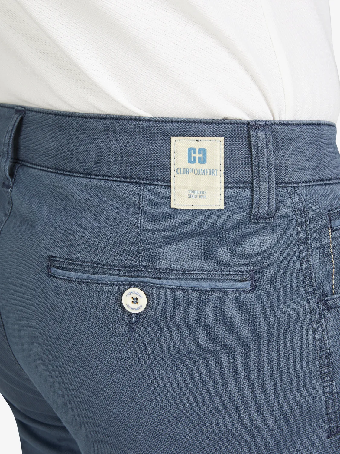 Club of Comfort Marvin 8103 Hose blau Regular Fit