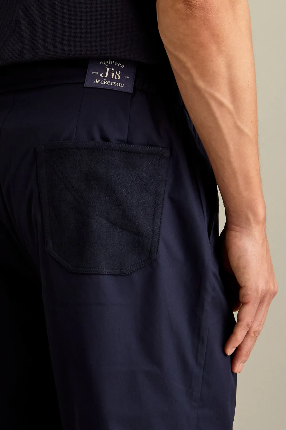 Jeckerson J18 Jogger Bermuda Dunkelblau Polyester