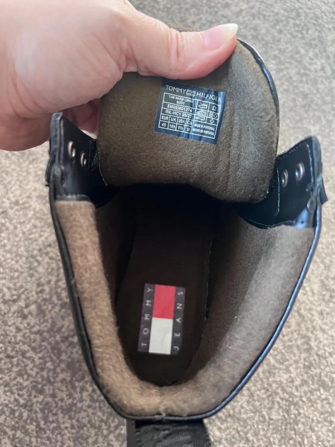 Tommy Jeans Warm Lining Boot Stiefel 45 gefüttert