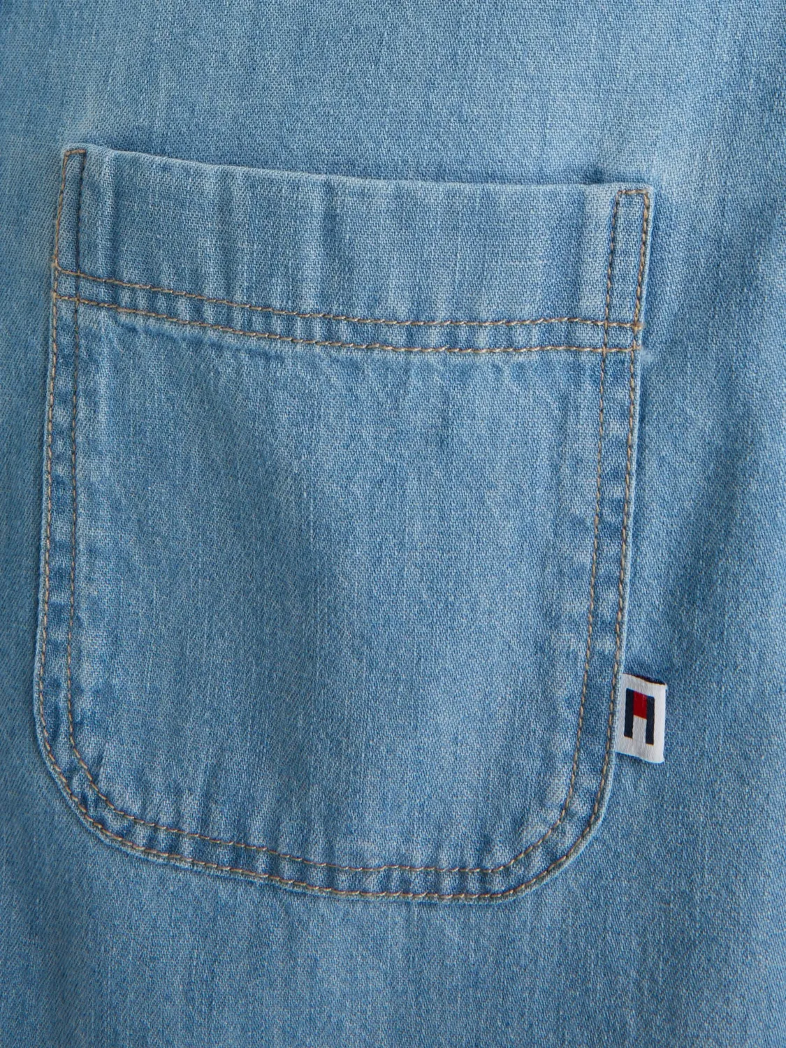 Tommy Jeans Denim Shirt Kurzarm Jeanshemd XL Denim