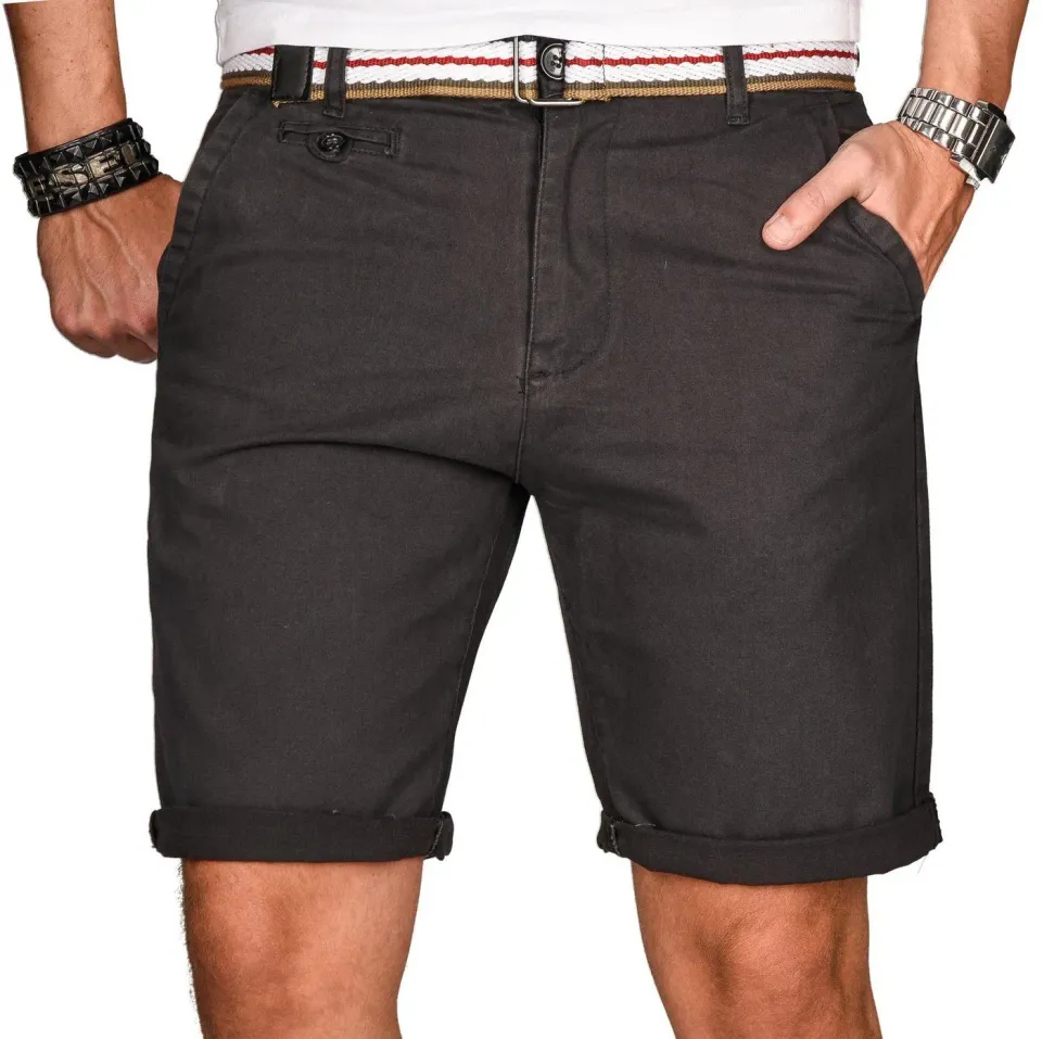 Alessandro Salvarini AS-096 Sommerhose Herren Bermuda