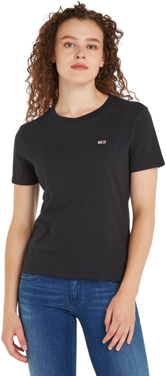 Tommy Jeans TJW Regular T-Shirt Damen Bio-Baumwolle