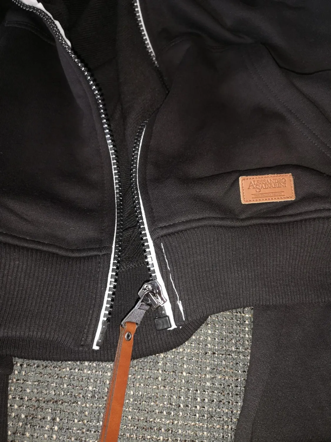 Alessandro Salvarini AS192 Herren Sweatjacke Baumwolle Größe L