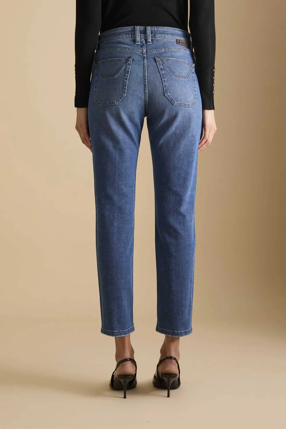 Jeckerson Jacqueline Denim Jeans mittelblau Stretch