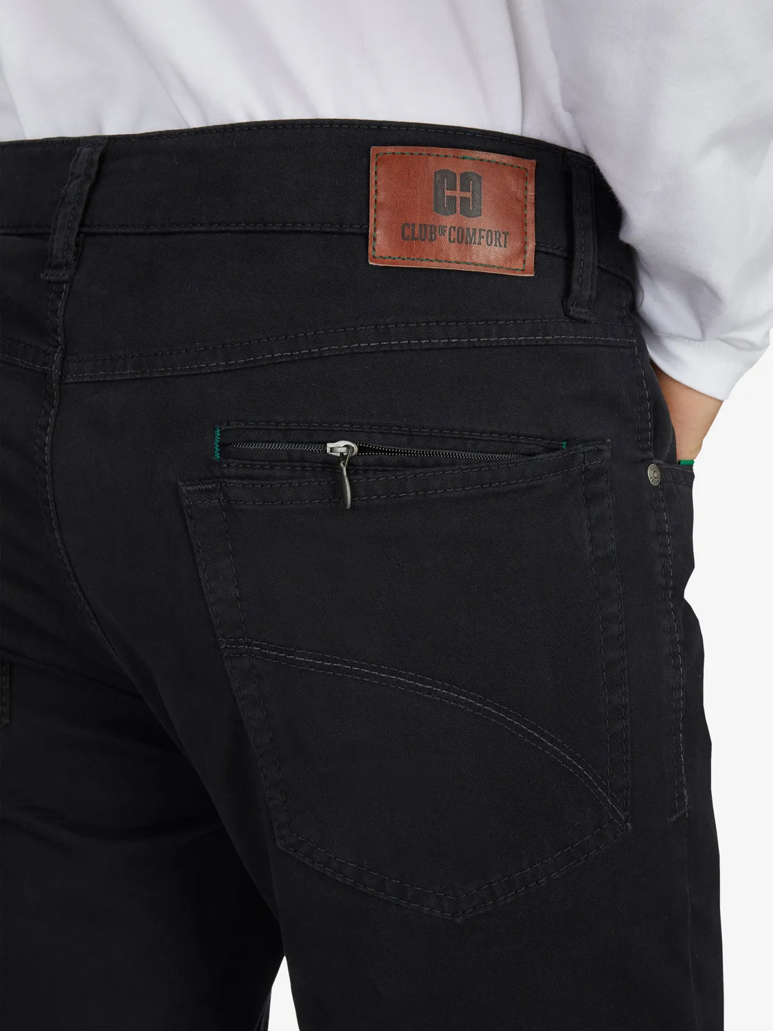 Club of Comfort Henry X7110 Hose schwarz mit Mobile Pocket