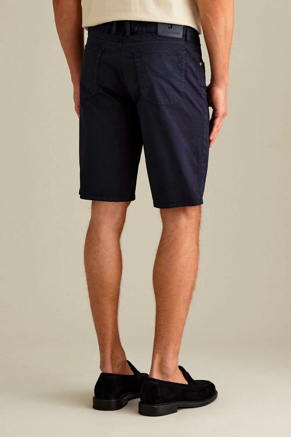 Jeckerson Jo Bermuda Slim Fit dunkelblau leicht