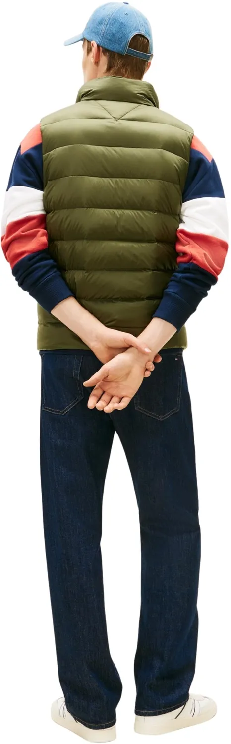Tommy Jeans Down Leicht Weste Herren Schwarz