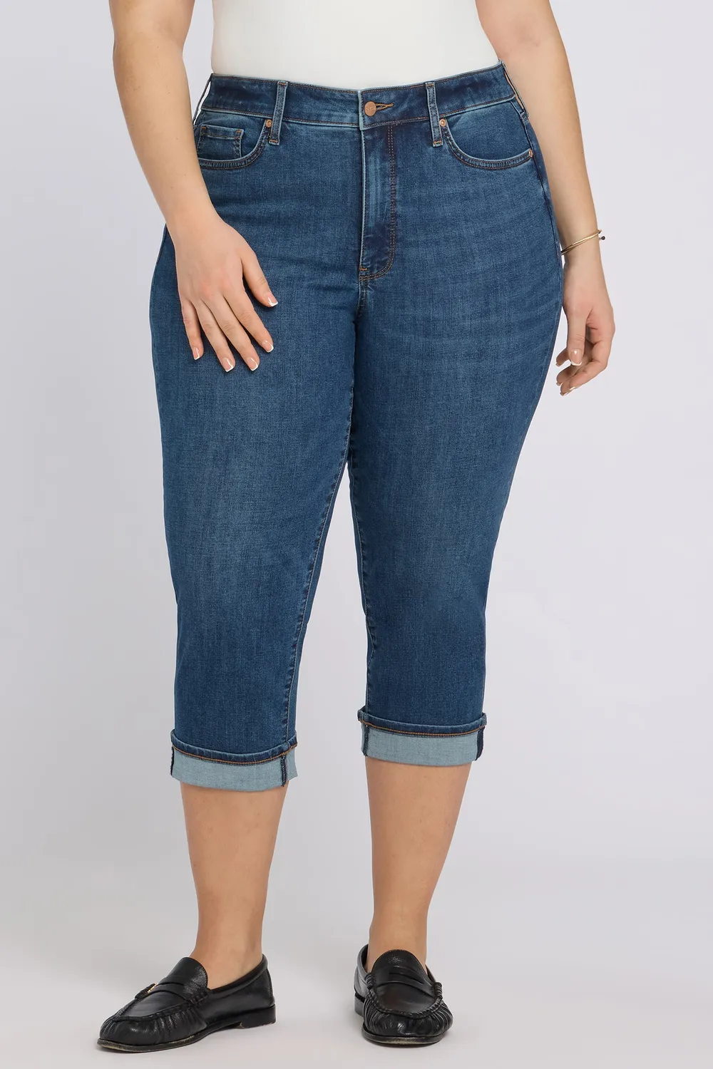 NYDJ Marilyn Crop Jeans Sunset Villa Plus Stretch