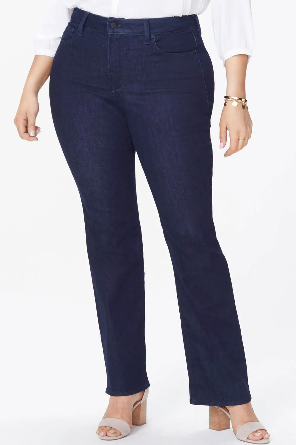 NYDJ Barbara Bootcut Plus Size Jeans Rinse