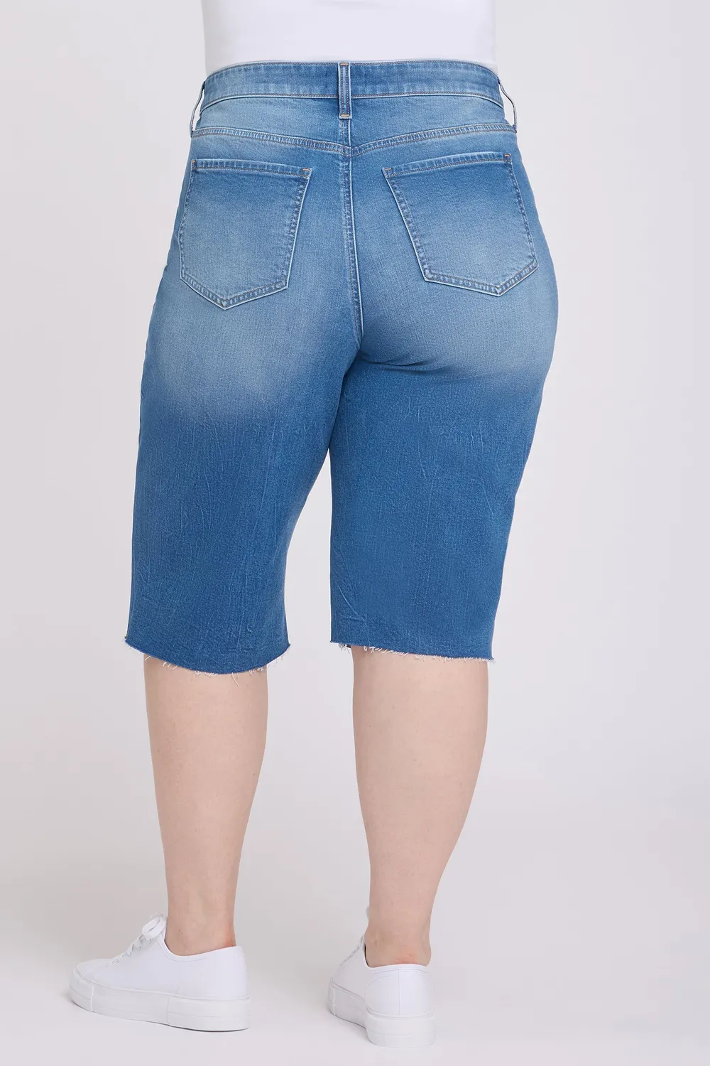 NYDJ Kristie 80s Bermuda Shorts Plus Pacifica Denim