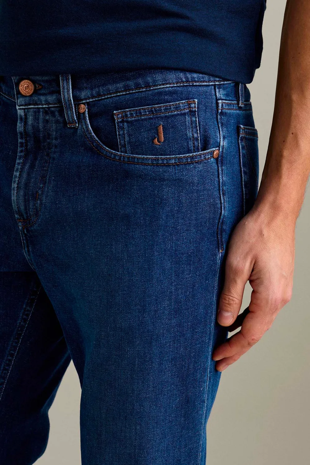 Jeckerson Jordan Jeans dunkelblau Slim Fit Denim