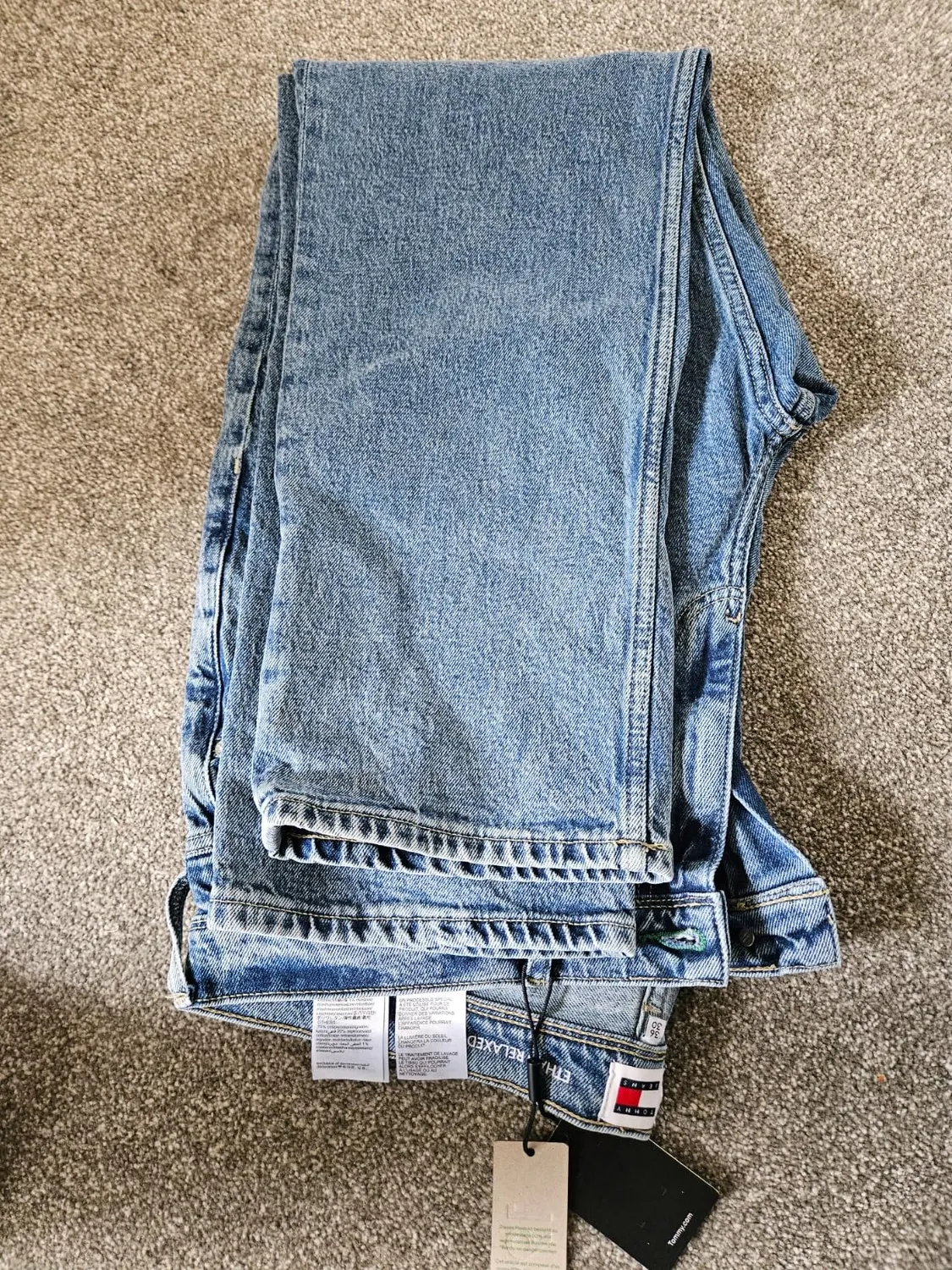 Tommy Jeans Ethan Straight Fit Jeans Hose Herren