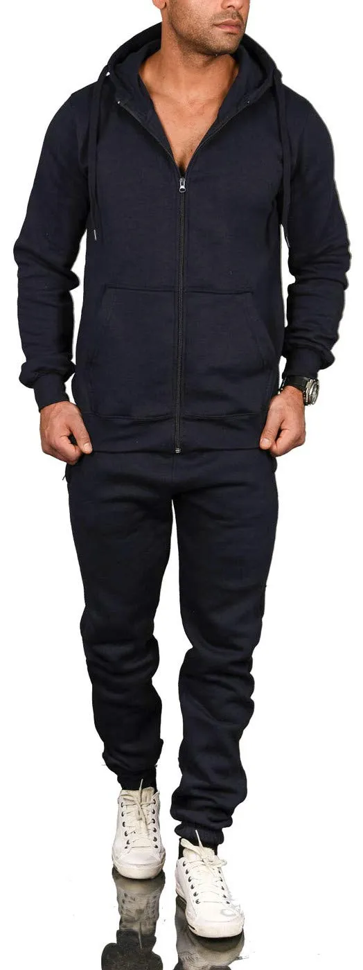 Alessandro Salvarini AS071 Herren Trainingsanzug Sportanzug