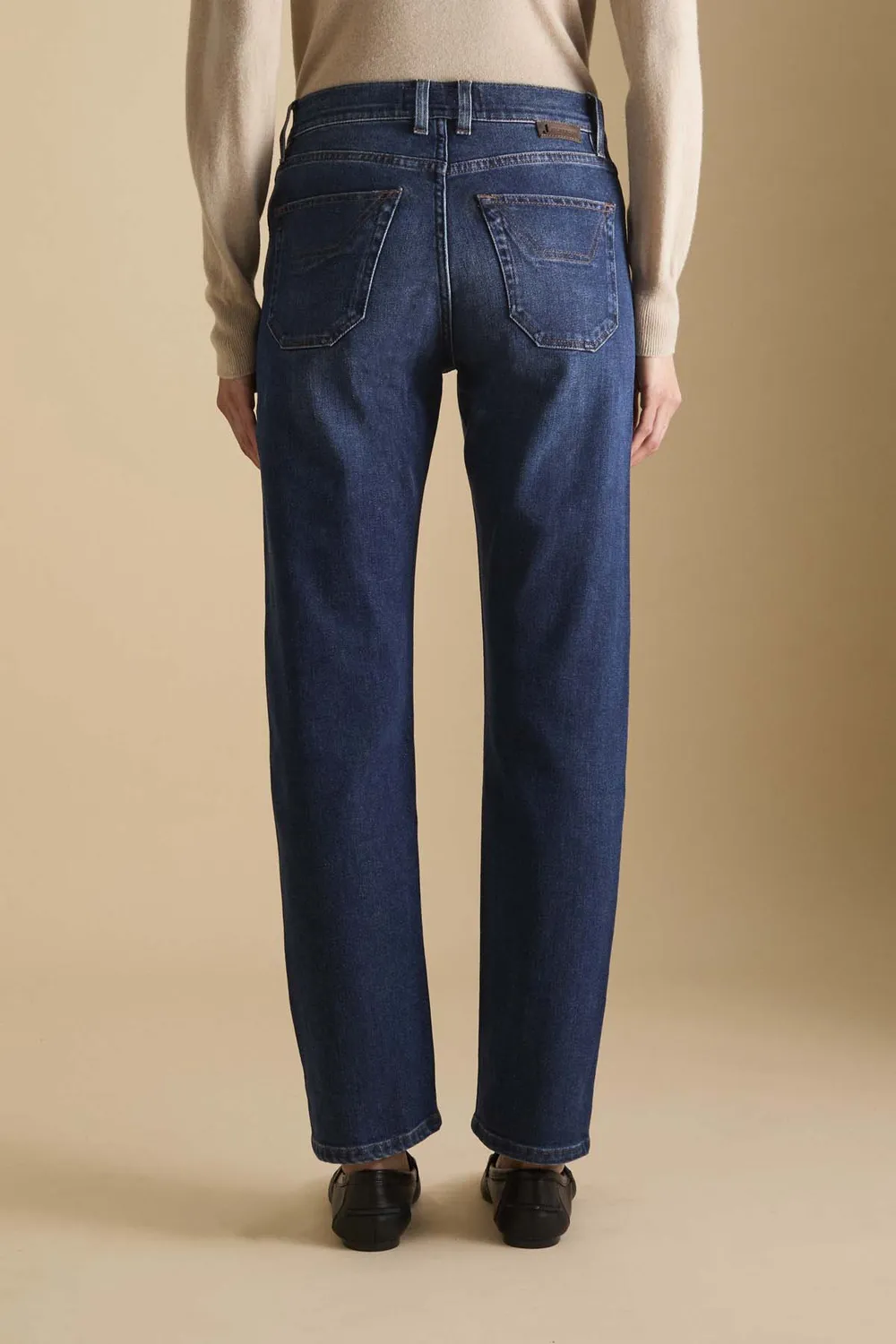 Jeckerson Jane Straight Fit Jeans Dunkelblau Damen