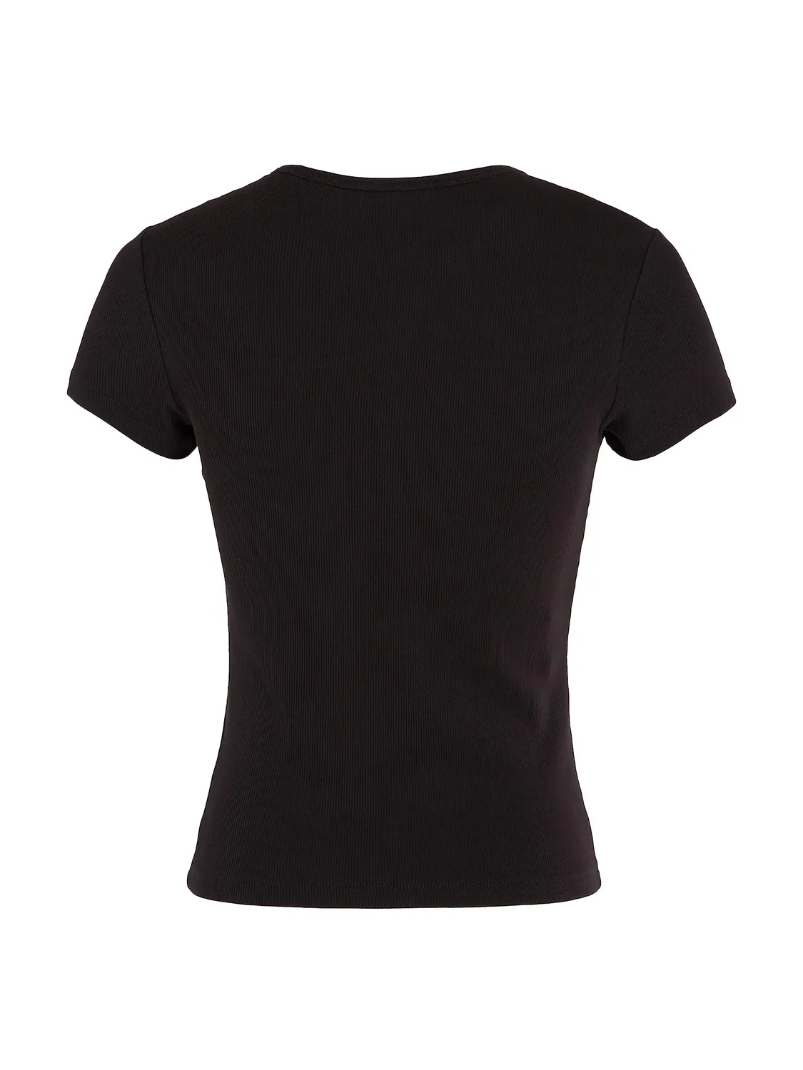 Tommy Jeans Essential Rib T-Shirt Damen M gerippt