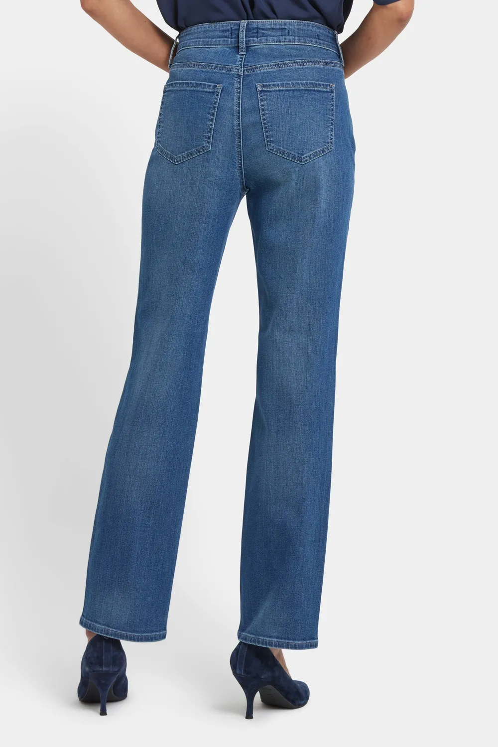 NYDJ Marilyn Straight Jeans Lake Notre-Dame High Rise