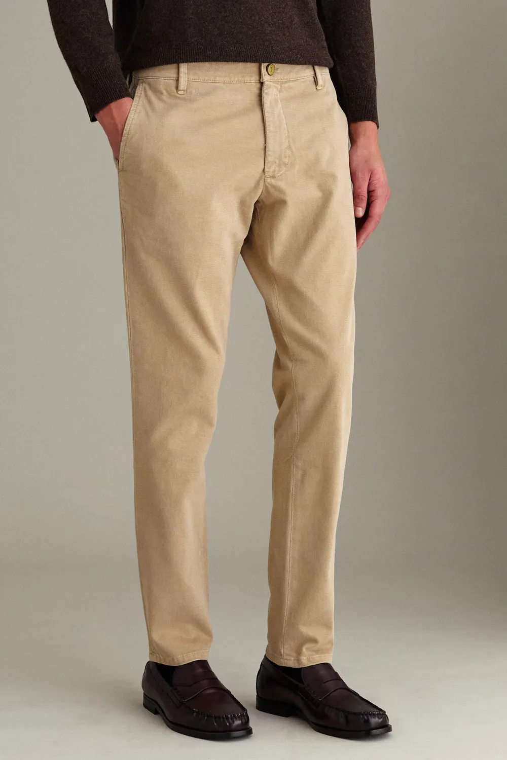 Jeckerson Jack Slim Fit Chino hellbeige Military