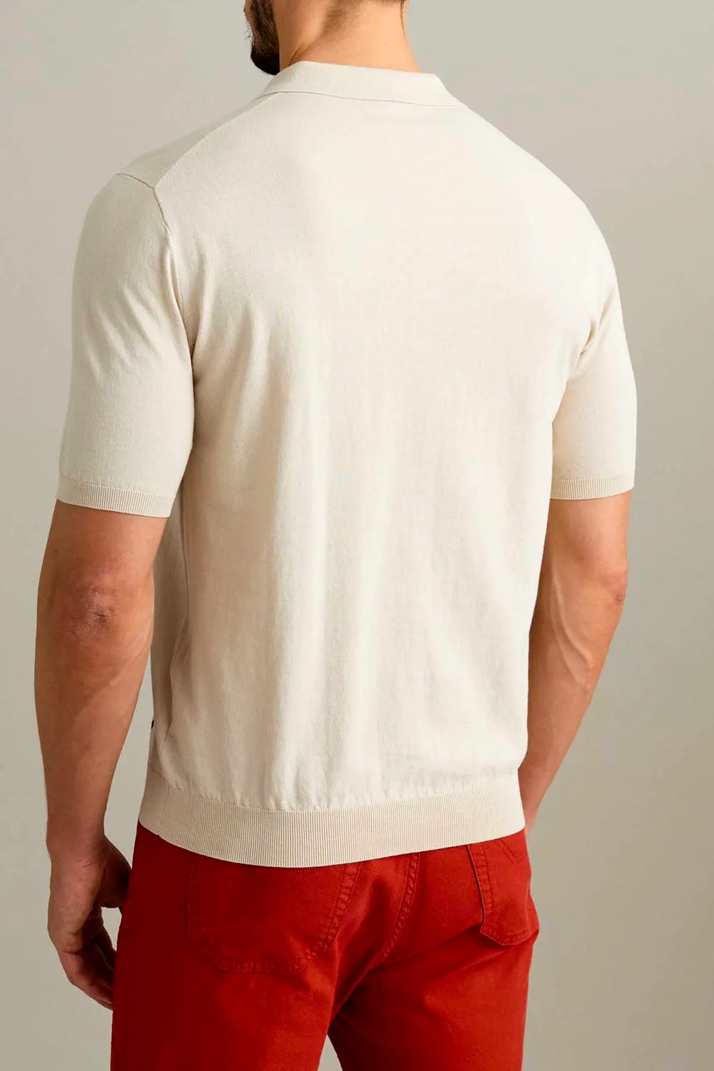 Jeckerson Polo Poloshirt Hellbeige Baumwolle Kurzarm