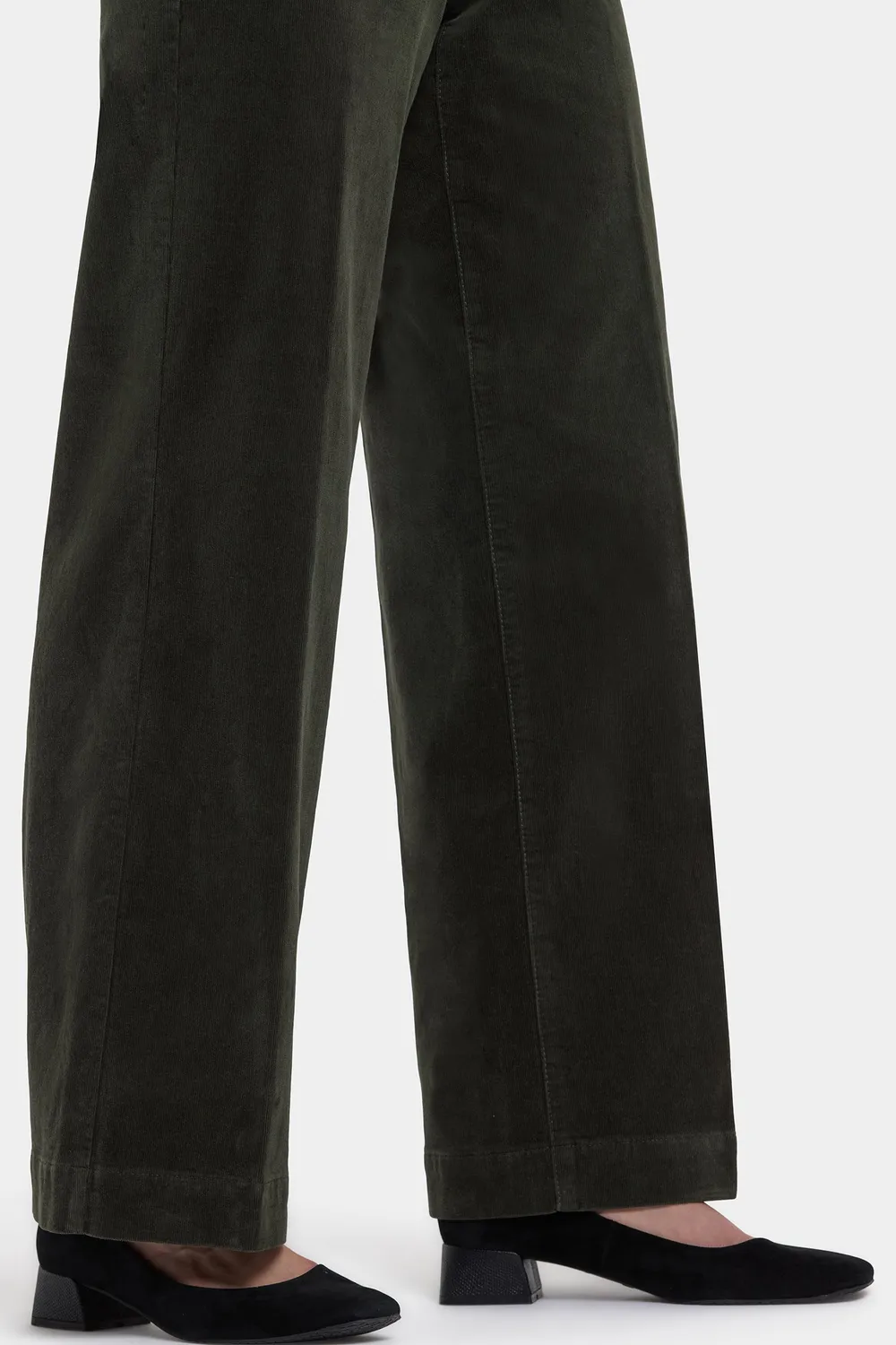 NYDJ Teresa Wide Leg Cordhose Vine Leaf