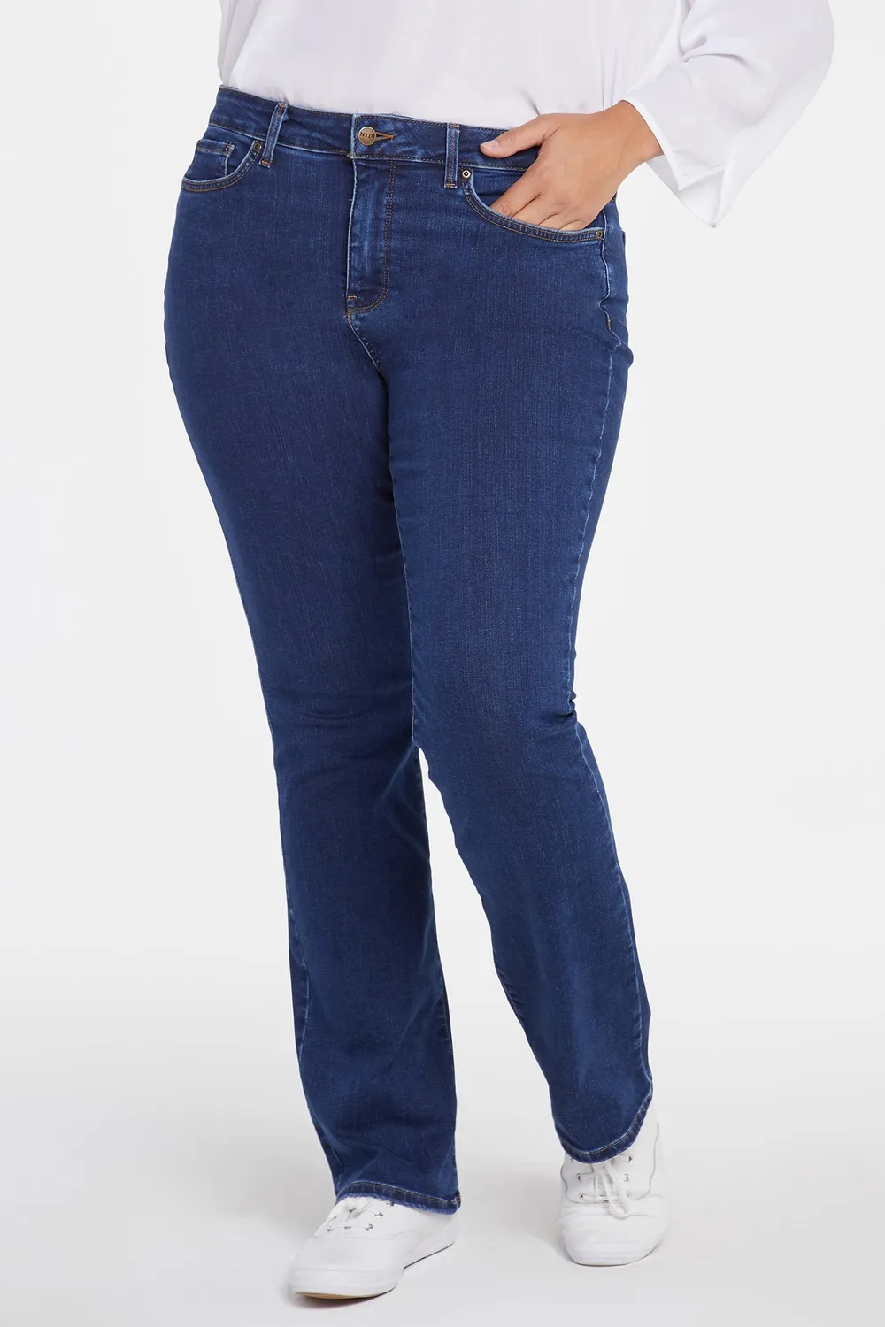 NYDJ Barbara Bootcut Plus Jeans Quinn weit