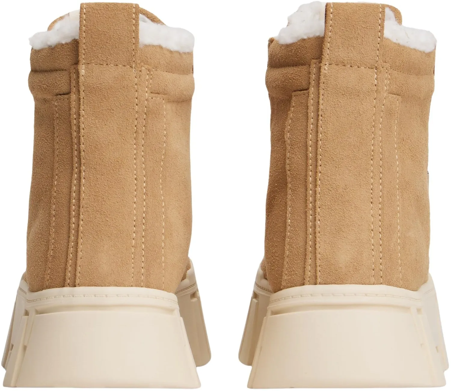Tommy Jeans Vulc Flatform EN02894 Stiefelette Hellbraun Gr. 42 Plateau