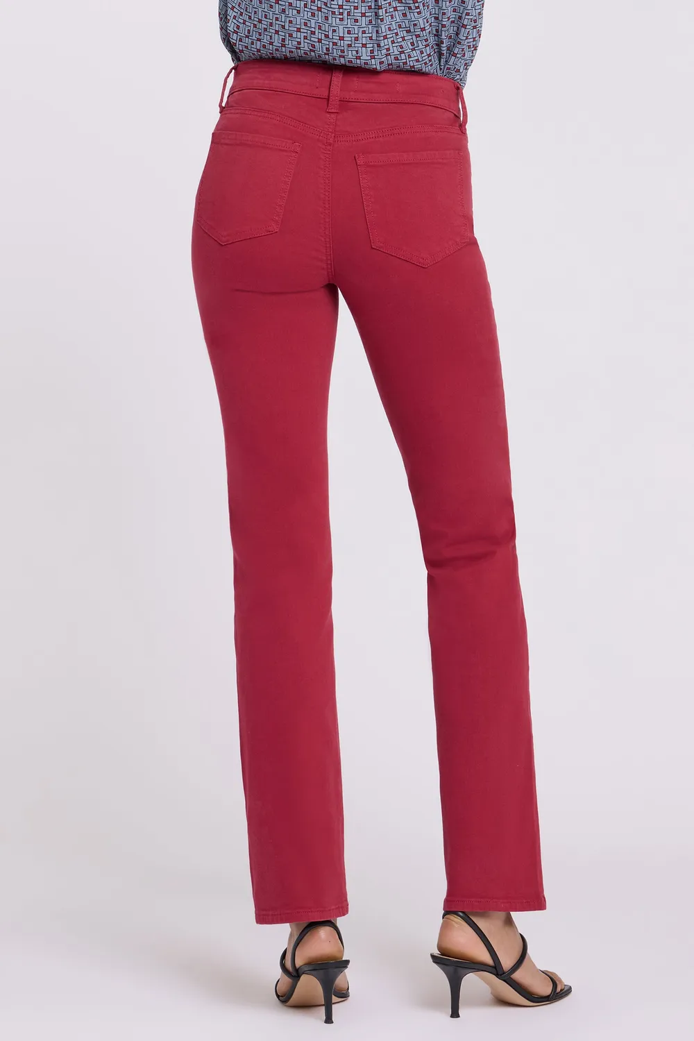 NYDJ Marilyn Straight Jeans Beaujolais