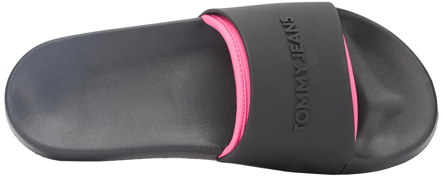 Tommy Jeans Badelatschen 37 EU Schwarz Kunststoff