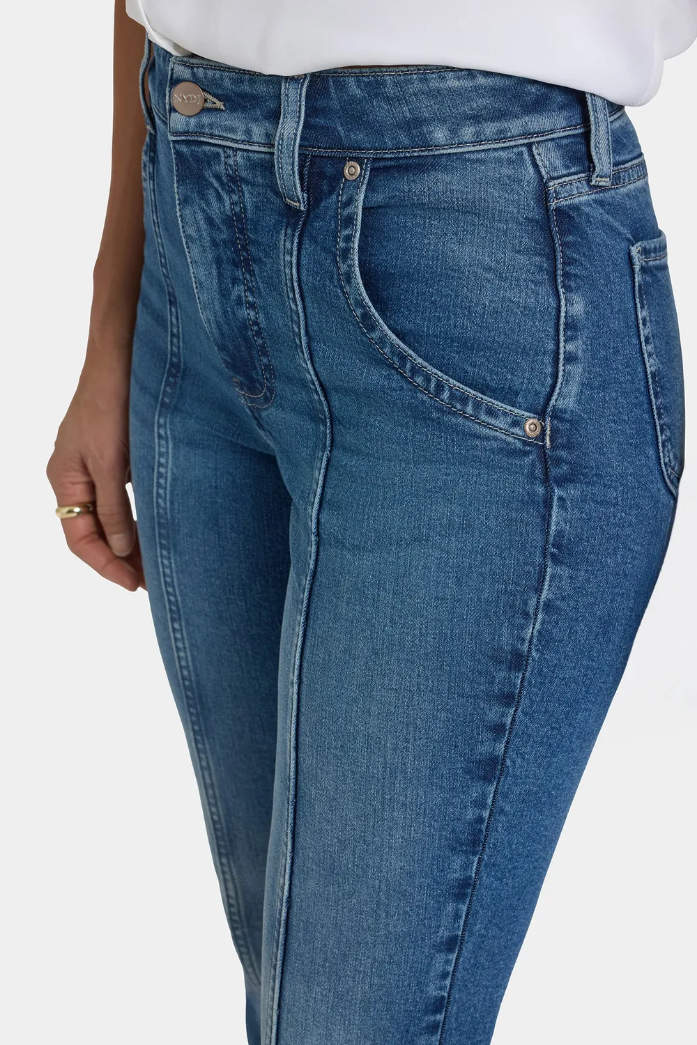NYDJ Billie Mini Bootcut Jeans Romantic Indigo