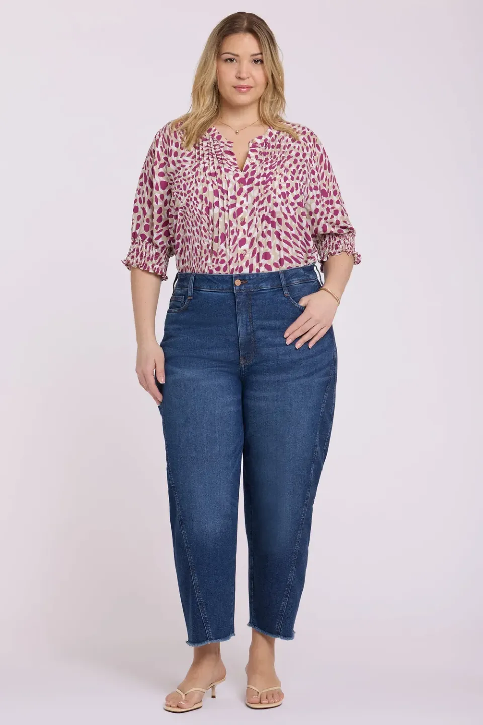 NYDJ Alyssa Relaxed Crop Jeans Sunset Villa