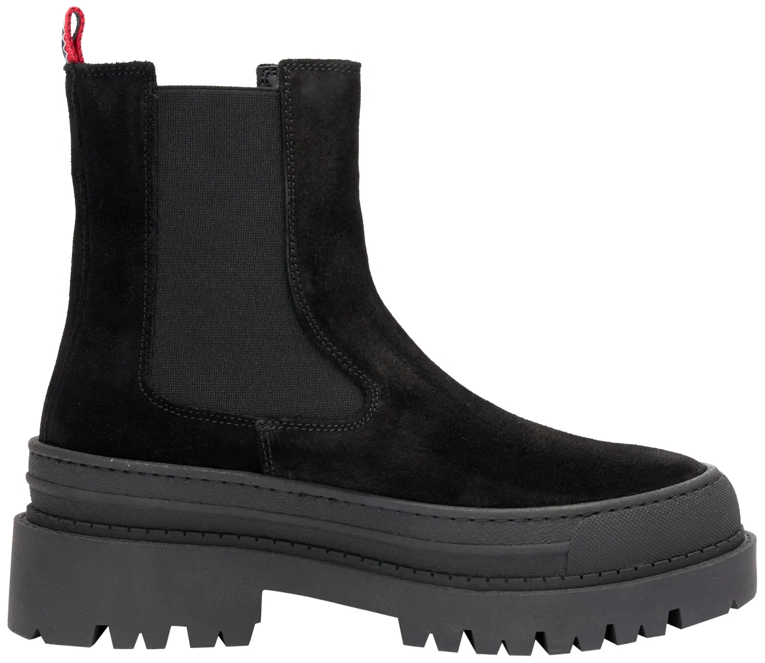 Tommy Jeans Foxing Suede Chelsea Boots Schwarz 38