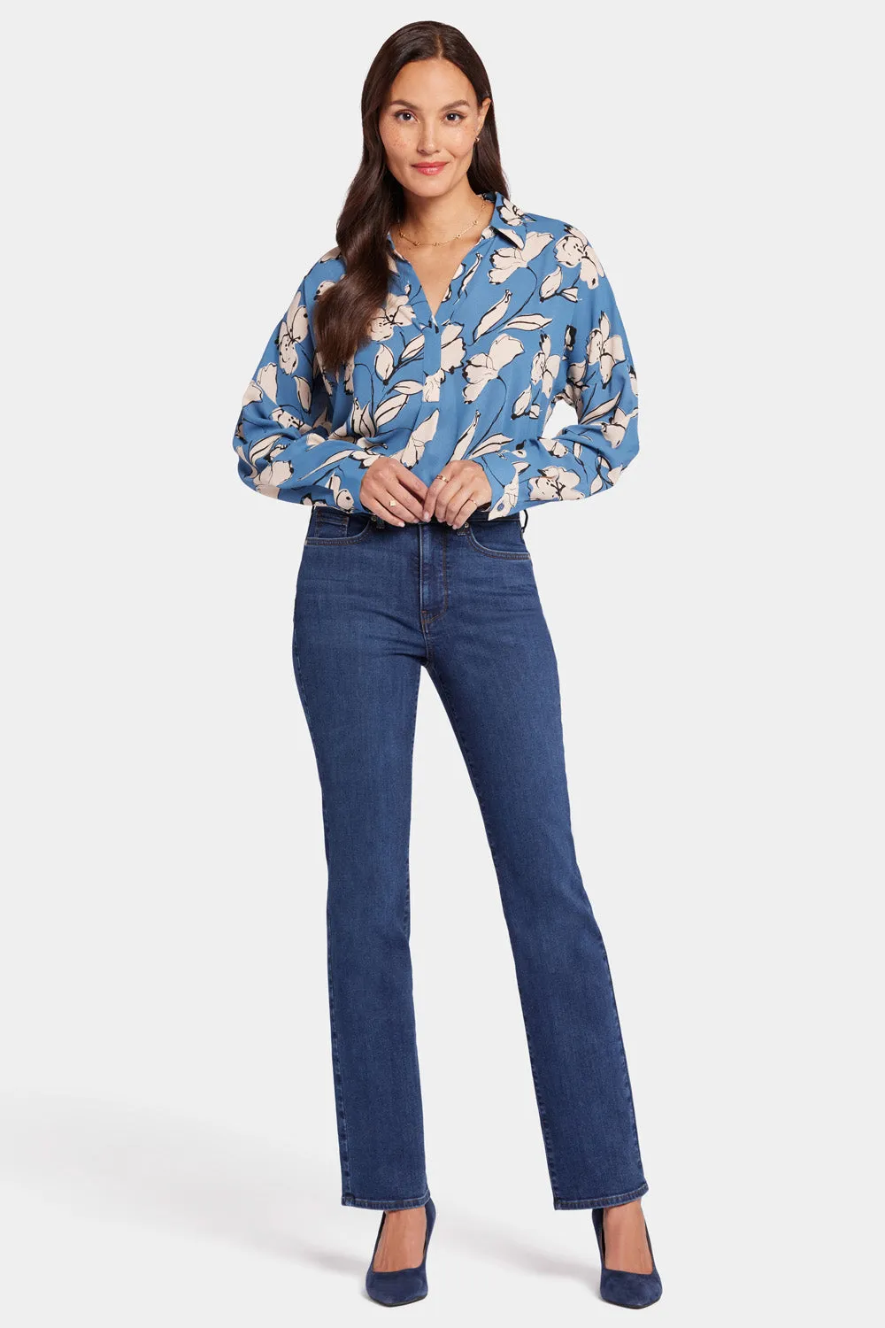 NYDJ Marilyn Straight Jeans Gold Coast Straight