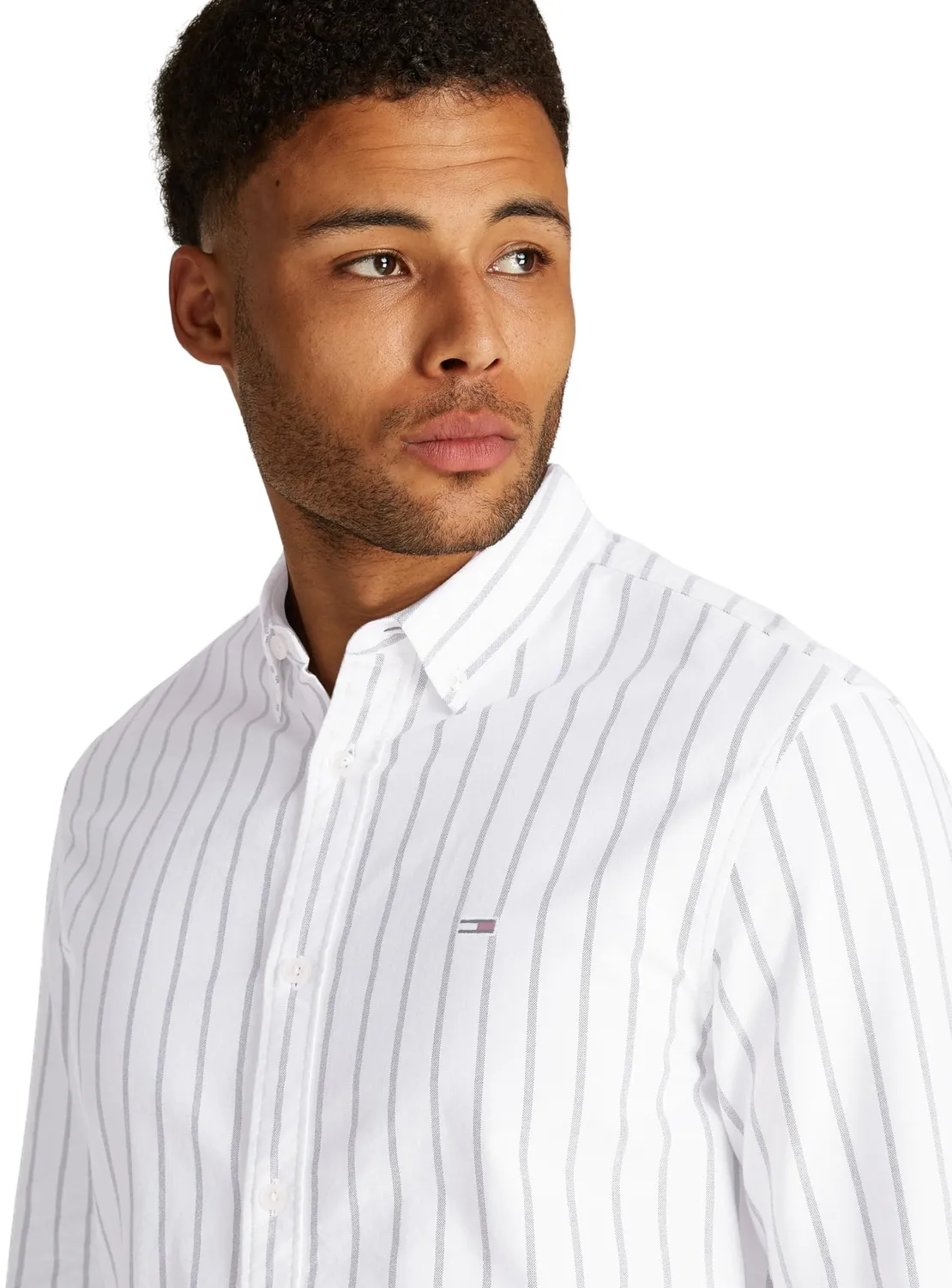 Tommy Jeans Oxford Stripe Hemd Herren S
