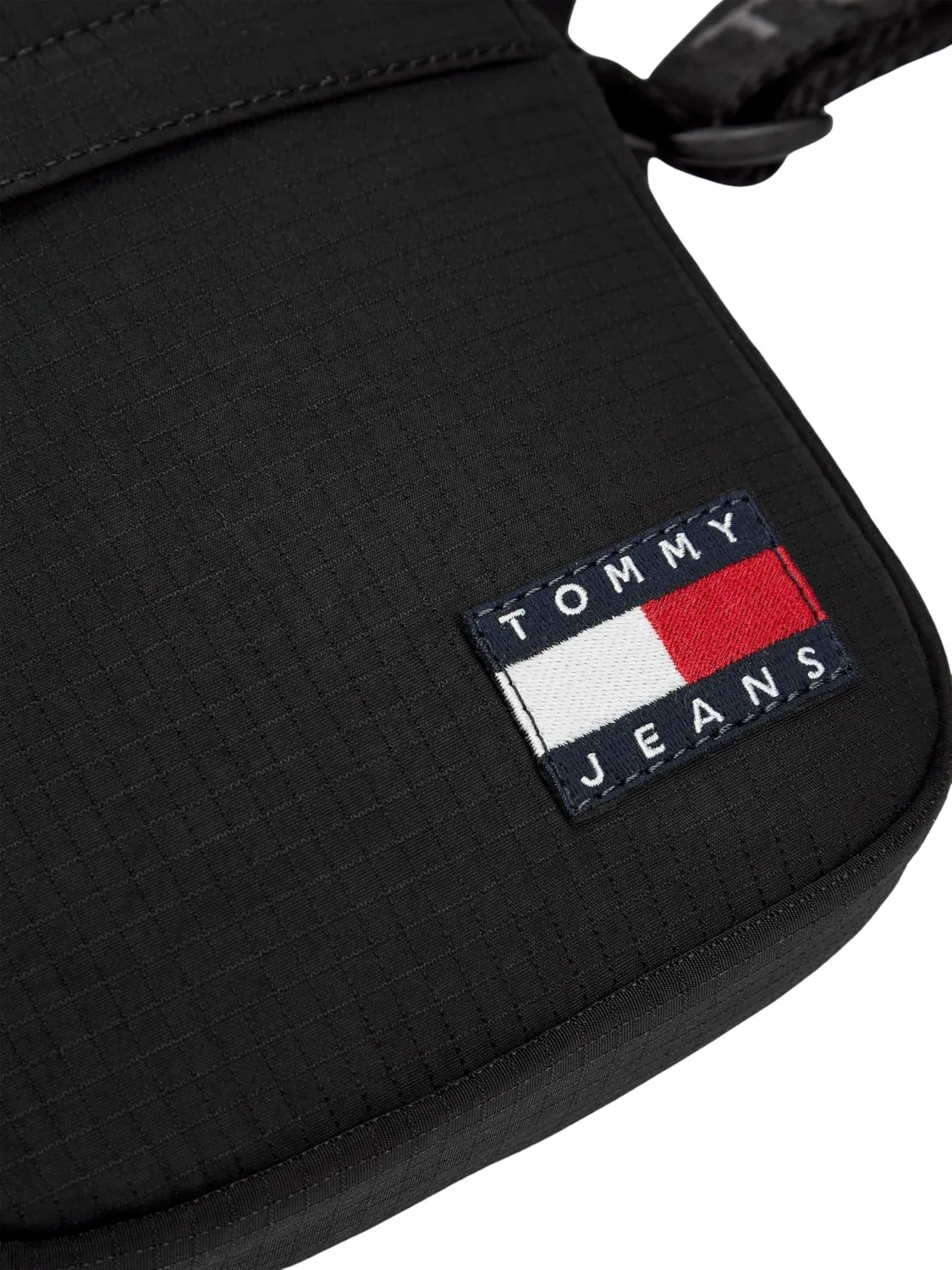 Tommy Jeans Daily Ripstop Reporter Umhängetasche Schwarz