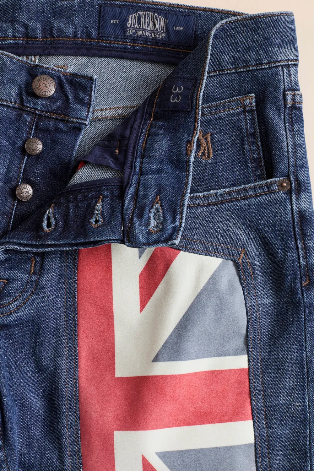 Jeckerson Anniversary Jeans Slim Fit mittelblau Denim
