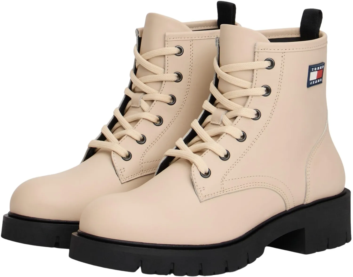 Tommy Jeans Mid Boot Schnürstiefel Leder Gr. 39