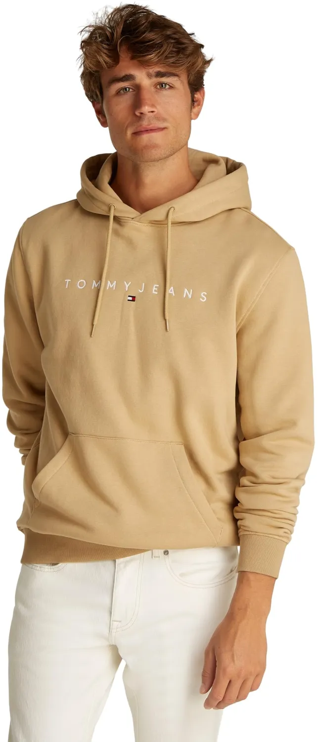Tommy Jeans Linear Logo Hoodie Herren Gr. M Kapuze