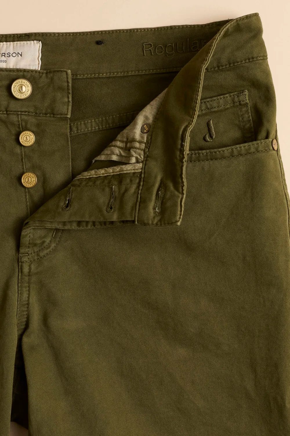 Jeckerson Jasper Regular Herren Chino Olivgrün
